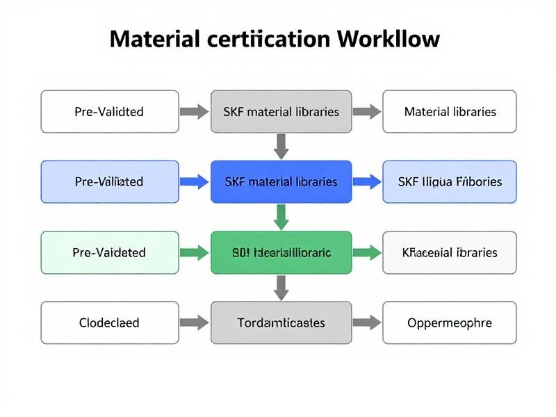 Material certification workflow