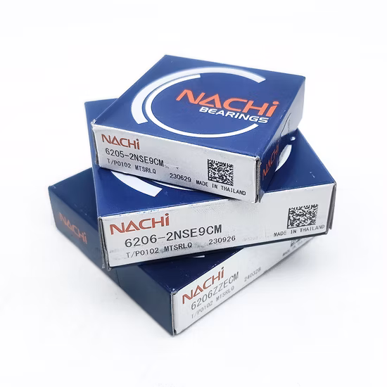 NACHI 6306 6312 6204 6206-2NSE9CM Deep Groove Ball Bearing for Treadmill